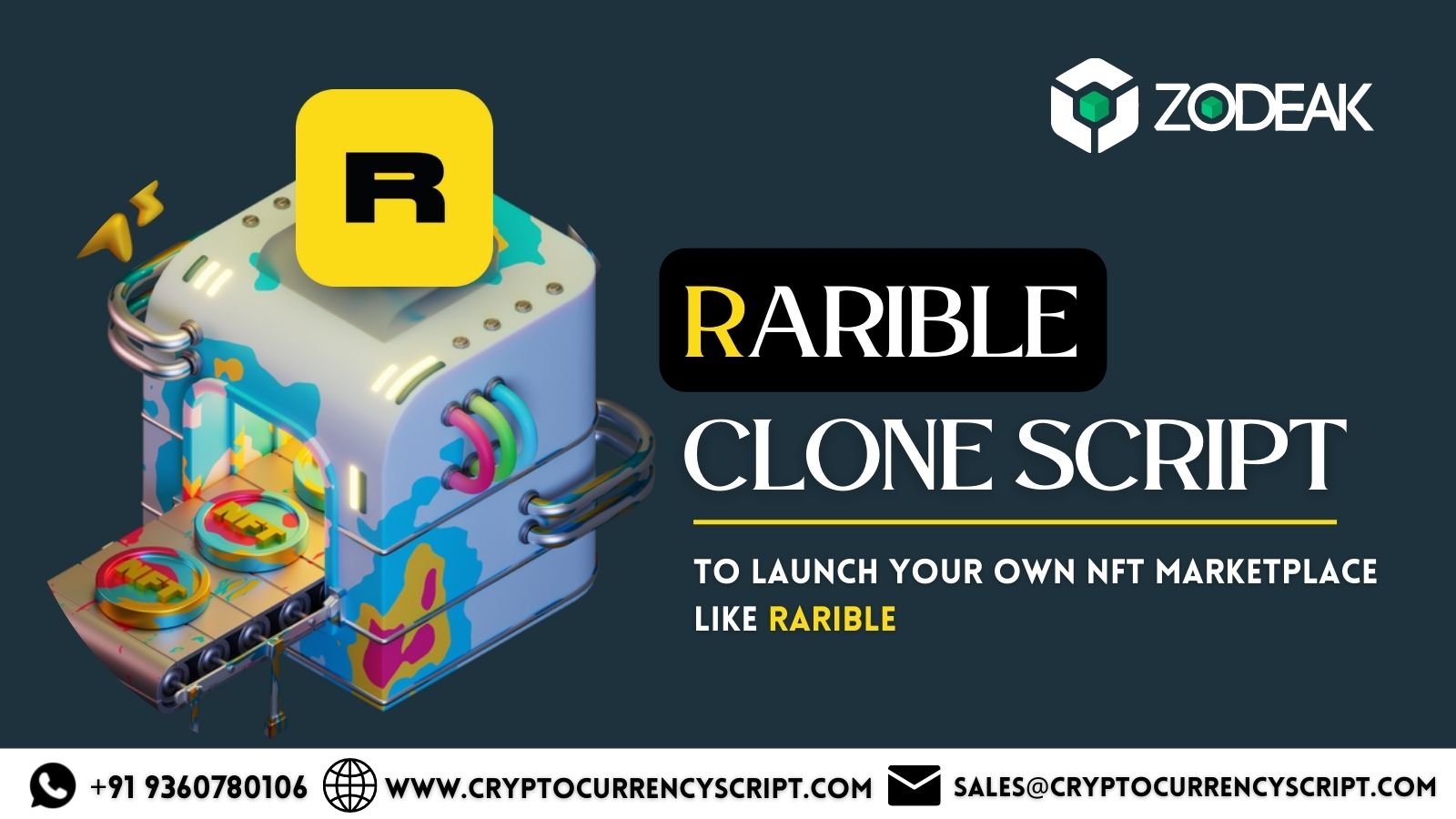 Rarible Clone Script -Create NFT Marketplace like Rarible