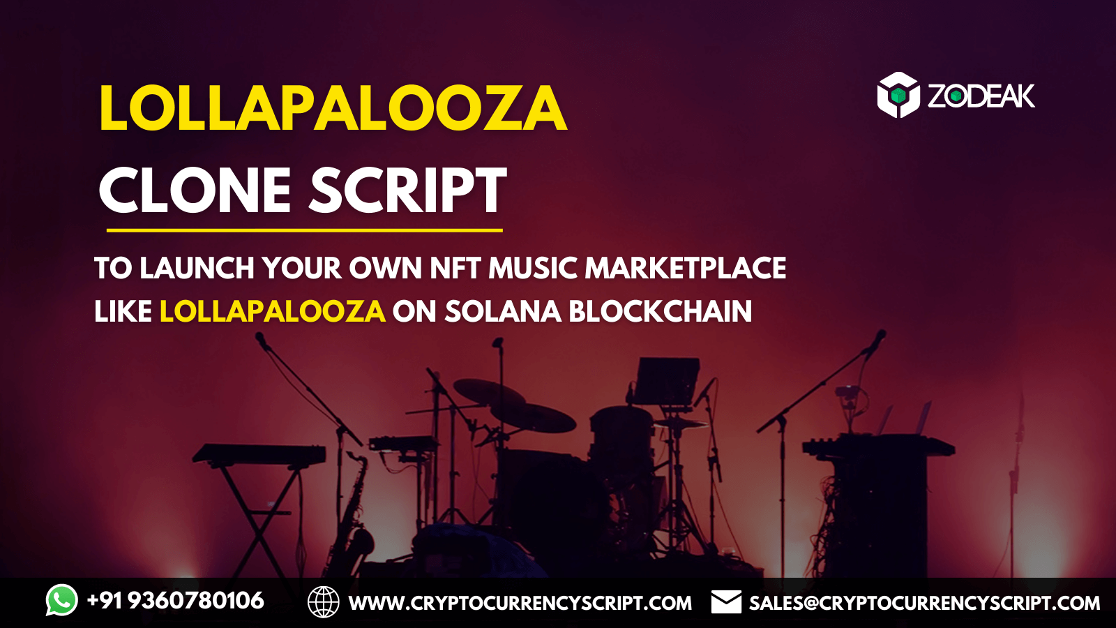 Lollapalooza Clone script | To Launch NFT Music Marketplace Like Lollapalooza