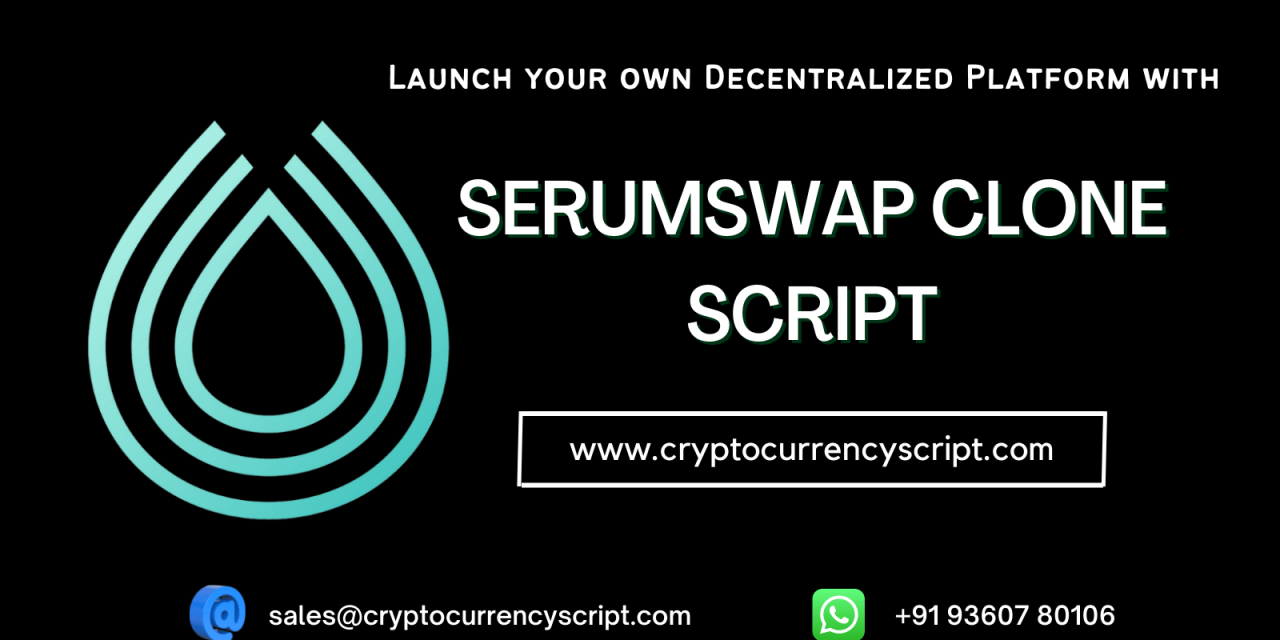 SerumSwap Clone Script – Launch your own Decentralized Platform like Serumswap on Solana