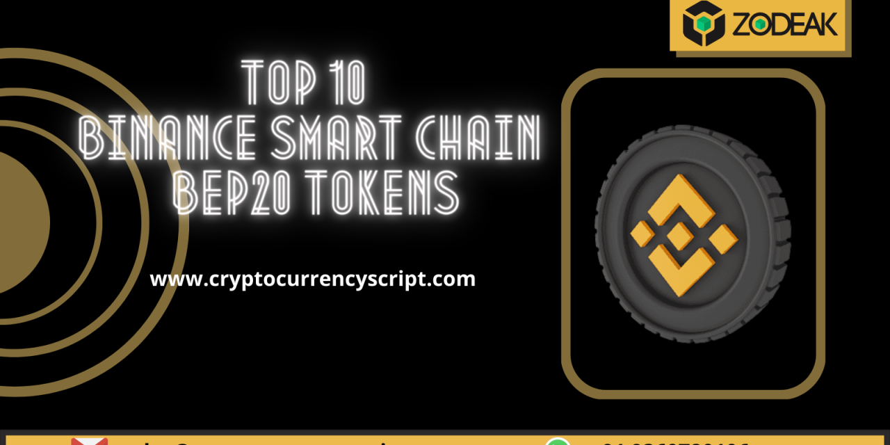 Top 10 Binance Smart Chain BEP20 Tokens