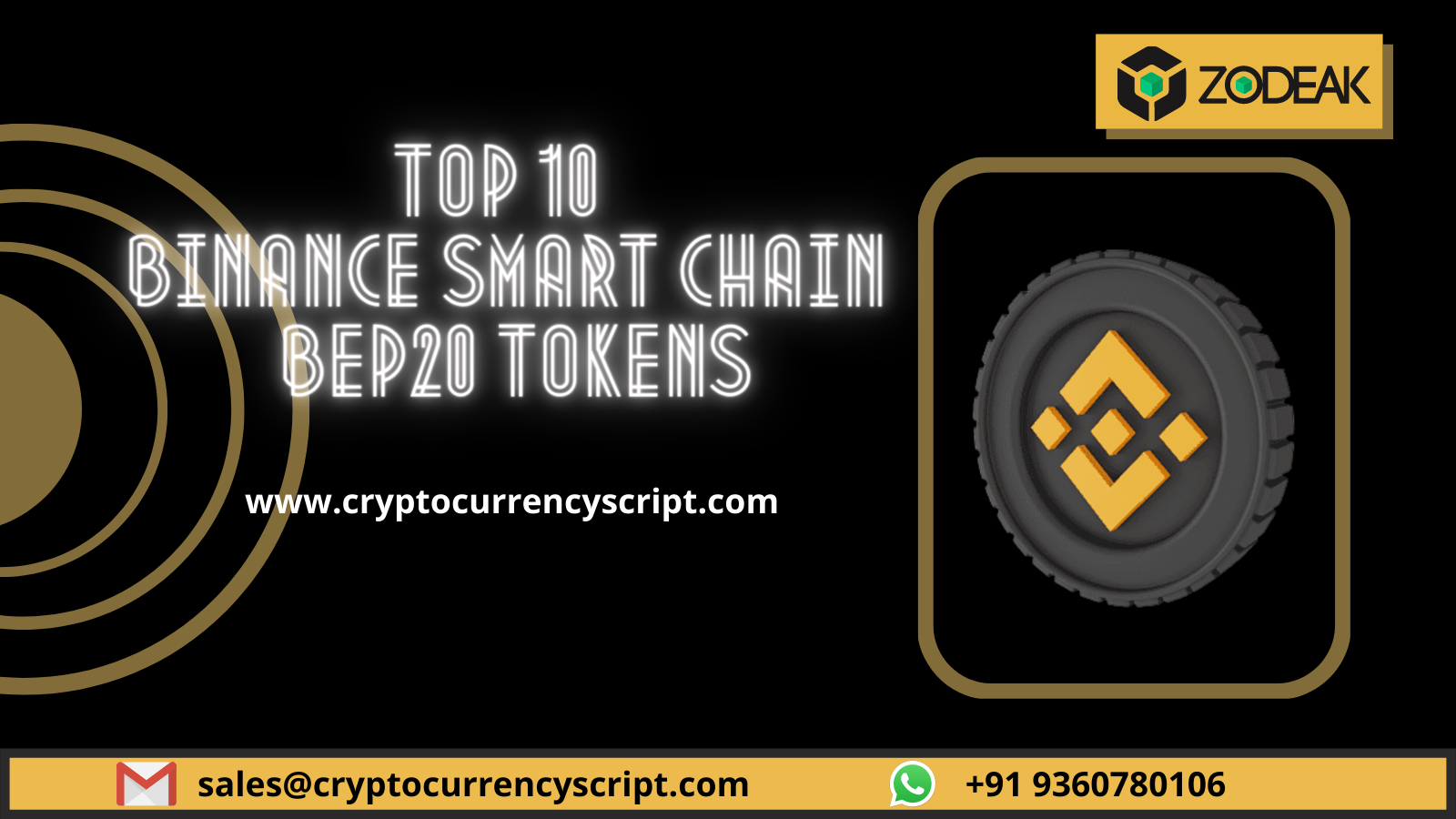 Top 10 Binance Smart Chain BEP20 Tokens