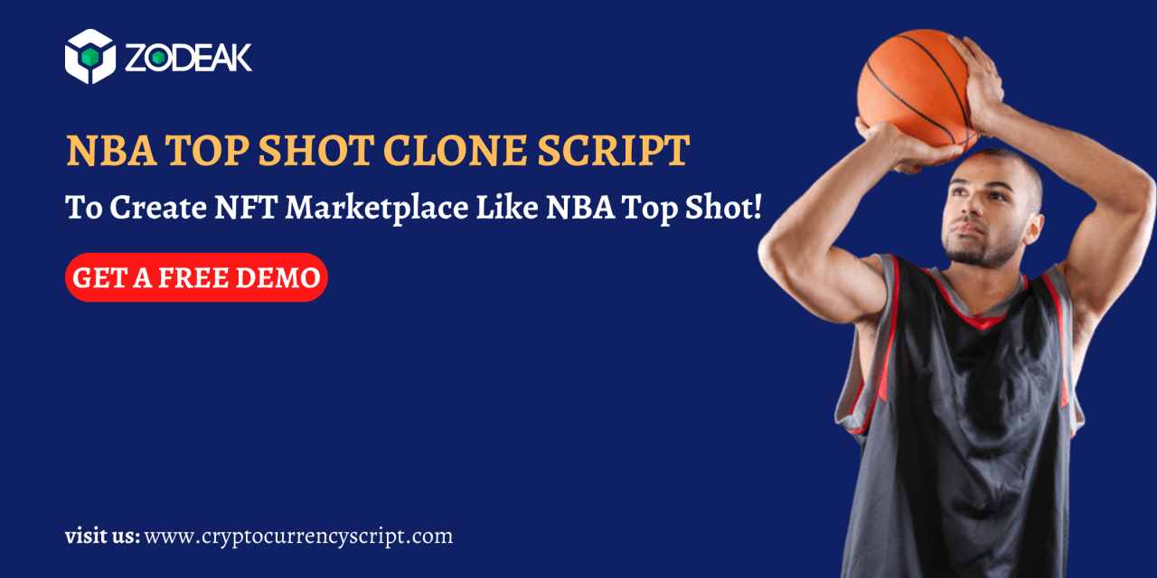 NBA Top Shot Clone Script – To Create NFT Marketplace Like NBA Top Shot!