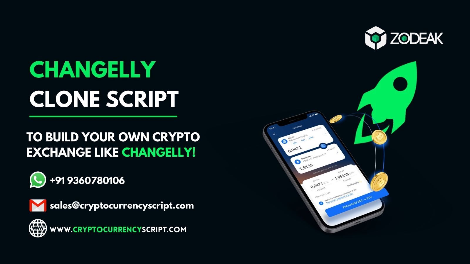 Changelly Clone Script – To Establish your Crypto Exchange like Changelly