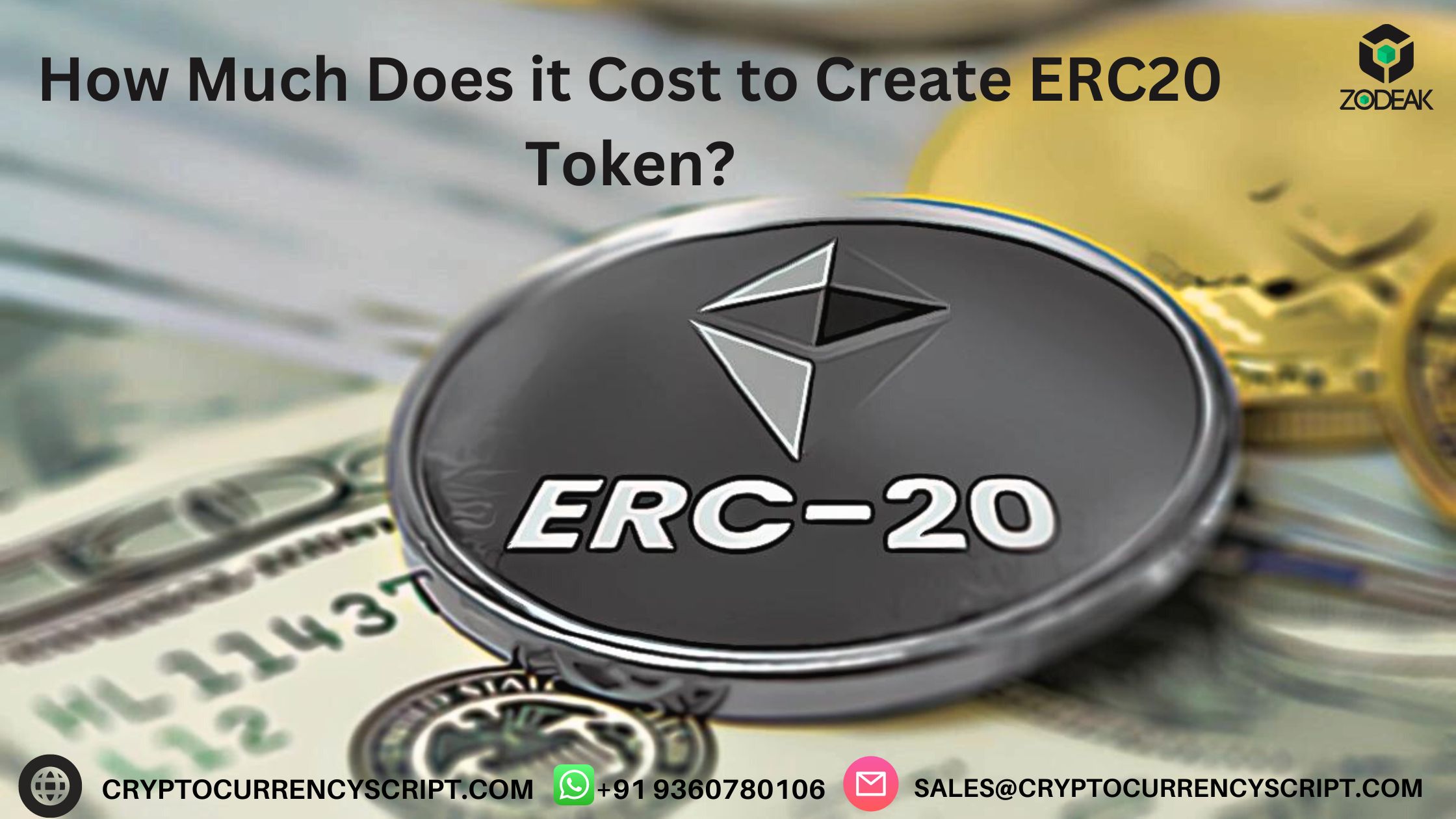 How Much Does it Cost to Create ERC20 Token?