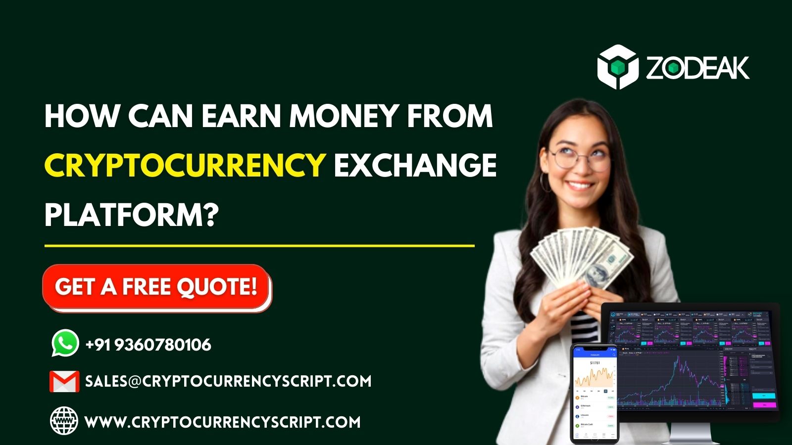 How Can Earn Money From Cryptocurrency Exchange Platform?