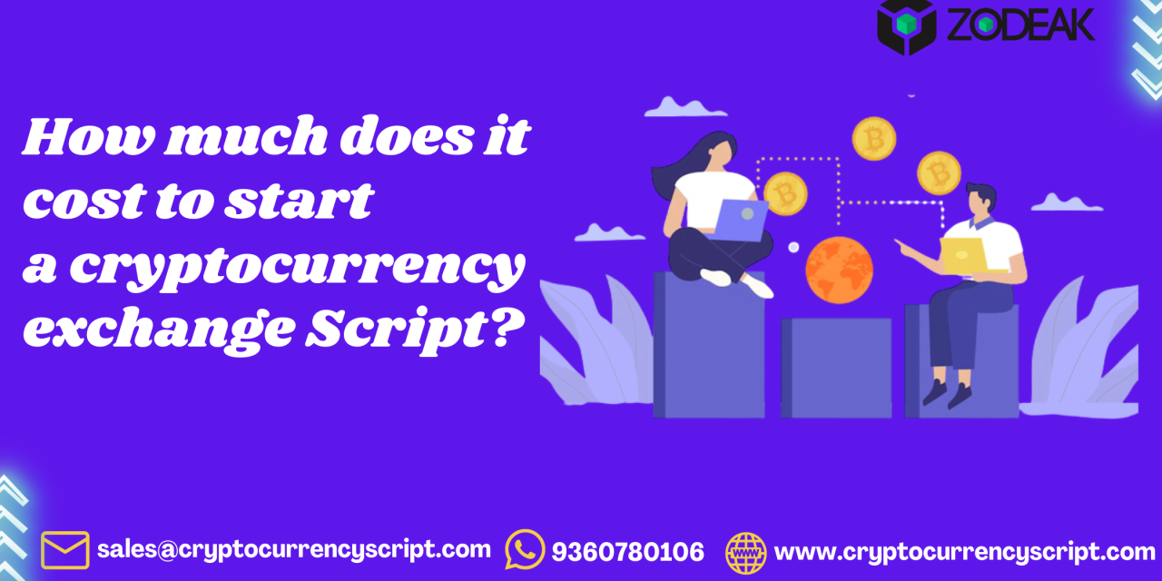 How much does it cost to start a cryptocurrency exchange Script?