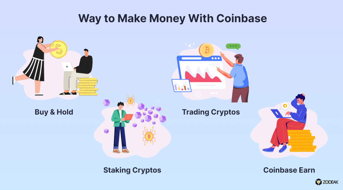 How to use Coinbase to make money?
