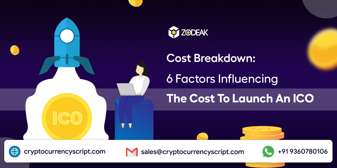 <strong>Cost Breakdown: 6 Factors Influencing The Cost To Launch An ICO</strong>